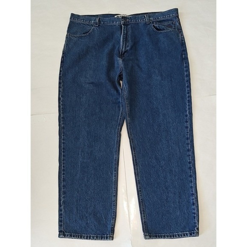 Harley-Davidson Mens Blue Denim Relaxed Fit Jeans 42x30 99024-07VM